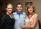 Sharon Flaherty and Paul Murphy and his aunt Margaret McEntee at the West United AFC annual awards presentation night at Monroes.