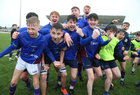 St Jarlath’s College Tuam v Jesus and Mary Enniscrone Junior C Cup final at Galway Sportsground.<br />
St Jarlaths celebrate after winning the game