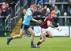 Galway v Dublin Allianz Hurling League Division 1B game at the Pearse Stadium.<br />
Galway's Conor Whelan, and Dublin's Danny Sutcliffe