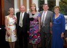 Ann and Tom Chambers, Sheila O'Sullivan, John McCarron and Anne O'Toole at the celebration dinner at the Westwood House to mark the 175th anniversary of St. James' Church, Bushypark.