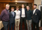 Pictured at St Joseph's College "The Bish" Rowing Club dinner at Galway Rowing and Yachting Club were George Finnegan, Club President, with Irish International Oarsmen and club members Josh Russell, Eoin Finnegan, Matthew Gallagher, Ross Heaney and Brion O'Rourke.