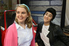 Saoirse Joy (Sandy) and Naomi Villaruel (Danny) during rehearsals for the Dominican College production of the musical Grease. The show will run from from Thursday January 26 to Sunday January 29 starting at 8pm in the Rosary Hall at the college.