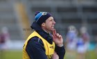 Galway v Laois 3rd round game in the Allianz National Hurling League at the Pearse Stadium.<br />
Laois manager Eamonn Kelly