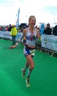 Lucy Gossage wins women's section of Ironman 70.3 in Galway.<br />
<br />
Photo by Carmel Kelly