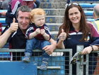 Galway supporters at the All-Ireland Senior Hurling Championship semi-final replay at Semple Stadium in Thurles last Sunday.
