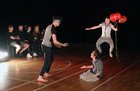 Performers taking part in the Galway Community Circus production of "The Circus Guide to Chaos Theory" at St Joseph's Community Centre in Shantalla this week.