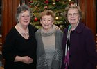 Nora Molloy, Carmel Hynes and Nonie Cosgrove at the Bushypark Senior Citizens Christmas dinner party at the Westwood House Hotel.