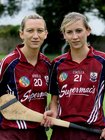Galway Senior Camogie players, (from left),<br />
Orla and Niamh Kilkenny.