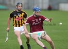 Galway v Kilkenny Under 20 Leinster Championship Hurling semi-final in Bord na Mona O'Connor Park, Tullamore.<br />
Galway's Shane Ryan and Kilkenny's Conor Heary