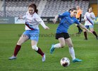 Mervue United v Athenry FC Galway Football Association Women's Premier Cup Final at Eamonn Deacy Park.<br />
Elisha Bohan, Mervue United and Kate Snowdon, Athenry FC<br />
