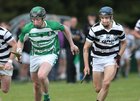 Turloughmore v Killimordaly Senior Hurling Championship game at Sarsfields GAA Club new home grounds in New inn.<br />
Alan Lawless, Killimordaly, and Sean Loftus, Turloughmore
