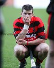 Cappataggle's Michael Broderick, looks on dejectedly after the final whistle in Croke Park.