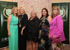 Sinead Grant, Moycullen, Cllr Josie Forde, Deputy Mayor, Orla Greaney, Claddagh, Edwina Rickard, Knocknacarra and Margaret Murphy at the West United FC 80th anniversary celebrations in the Galway Bay Hotel.
