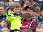 Galway supporters during the Connacht Senior Football final at Dr Hyde Park in Roscommon.