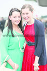 Amy Fahy, Kiltormer and Sarah Barrett, Ballinasloe, at the Galway Races.