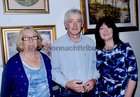 <br />
John Connaire President of the Galway Mechanics Institute with Bernadette Garrett, Ballybane and Maura Burke, Claregalway. at the opening of an art exhibition at the Mechanics Institute Middle Street. 