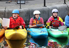 Galway Kayaking Choir performing during a one-of-a-kind free musical spectacle held this week on the Eglinton Canal between the bridge at New Road and waterfall further down. Galway Kayaking Choir presented Voices on the Water as part of WTAF!?, the Westend Theatre and Arts Festival.<br />
Singers performed from kayaks on the canal, joined by live musicians on the bank and paddlers moving in choreographed unison. The performance featured river-themed, kayaking-friendly songs - from folk favourites to soulful classics — all in celebration of water, nature and community.<br />
Voluntary proceeds from the event will go to Oranmore Maree Coastal Search and Rescue.<br />
<br />
