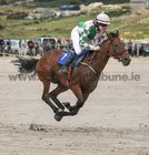 Julie McDonald on It's Fr Ted competing in the 14.2 event at the Omey Races on Sunday. 