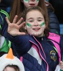 A Liam Mellows supporter during the All-Ireland Club Hurling Championship semi-final against Cuala at Semple Stadium in Thurles last Sunday.