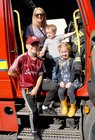 <br />
Bronagh Fay, with Aaron Collins, Tom Fay, and  Ciara Mae Cullen, all of Renmore, at  the Galway Lifeboat Open Day at the Docks. 