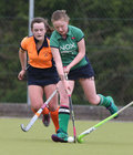 Greenfields v Athlone Connacht Junior Cup Hockey final at Dangan.<br />
Ciara Murphy, Greenfields and Molly ~Connaughton, Athlone