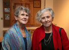 Ann Francis Coyne and Maugie Francis, Menlo, at the celebrations marking  the 20th anniversary of the official re-opening of the Town Hall Theatre.