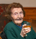 Bridie Daly at her 106th birthday party in O'Meara's, Portumna.