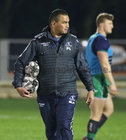 Cionnacht v Newport Gwent Dragons Guinness PRO12 game at the Sportsground.<br />
Connacht Head Coach Pat Lam before the start of the game