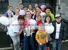A group from Ballyglunin who participated in the Galway Memorial Walk in aid of Galway Hospice last Sunday. They walked in memory of Pauline Twomey. Sitting in the Liam McCarthy cup is baby Sarah Treacy held by her aunt Elaine Shaughnessy and uncle Joseph Treacy. 