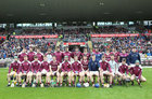 Galway v Kilkenny Leinster GAA Senior Hurling Championship Round 3 game at Pearse Stadium.<br />
Galway panel.
