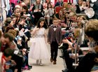 Tara Walsh and Adam Brady modelling at Anthony Ryans annual Communion Wear in-store Fashion Show.