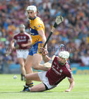 Galway v Clare 2018 All-Ireland Senior Hurling Championship semi-final at Croke Park.<br />
Galway's Joe Canning and Clare's Conor Cleary