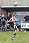 Galwegians v Cashel Ulster Bank All Ireland League Division 2A game at Crowley Park.<br />
Morgan Codyre converts after Matt Towey's try