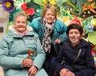 Carmel Canavan, Geraldine Madden and Vicky Reynolds at the Mervue and Renmore Community Christmas lunch in the Connacht Hotel.