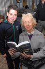 <br />
Joan Kavanagh, Salthill, with her grandson Joshua, at the launch of a new book “Pieces of Mind  The Collection” by Ken O’Sullivan, in the Clybaun Hotel
