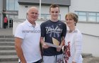 <br />
Jonathan Fearon, with his parents Shay and Karen, after collection his Leaving Cert Results at Calasanctius College Oranmore. 