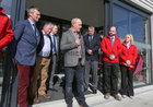 Galway Senior Hurling team Manager Micheal Donoghue speaking at the Arrabawn Co-Op new purpose built Store which he officially opened at Ballydavid, Monivea Road, Athenry.