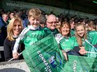 Connacht supporters at the Guinness PRO12 semi-final against Glasgow Warriors at the Sportsground.<br />
