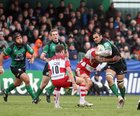 Connacht v Gloucester Heineken Cup Pool 6 game at the Sportsground.<br />
Connacht's George Naoupu