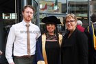 Dr Heidi Acunpora, Fr. Griffin Road, with Dara Ryan and Patricia Ryan, Menlo after she was conferred with a Ph D. Degree at GMIT. 