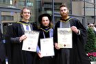 <br />
after being conferred with a B.Sc Honours Degree at GMIT, were: William Coppinger, Moylough; Dylan Carpenter, Westport and Jamie Ryan, Tuam.