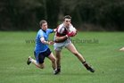 15-02-12:  NUIG's Stephen Guing in action against UUJ's Peter Hughes.  Sigerson Cup, Quarter final, Dangan, Galway.   Photo: William Geraghty
