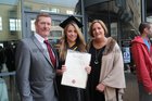 <br />
Aoife Mahon, Kilmihil, Co. Clare after she was conferred with a B.Sc Honours Degree at GMIT.  