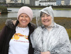 Mary Mee, Salthill, and Rose Curran, Oughterard at the Claddagh before taking part in the Galway Memorial Walk in aid of Galway Hospice last Sunday. 