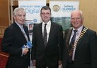 At the ‘Getting Your Brand To Work’ marketing seminar at the Ardilaun Hotel were Dave Hickey, CEO, Connacht Tribune, sponsors, and one of the organisers of the event for Galway Chamber, Conor O'Dowd, Director, KPMG, sponsors, and Frank Greene, President of Galway Chamber.
