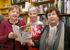 Margaret Daly, Salthill, Rosemary Finlay, Oranmore, and Maureen Clancy, Taylors Hill, at the launch of Rita Ann Higgins’ book of essays and poems, ‘Our Killer City: isms, chisms, chasms and schisms’, in Charlie Byrne’s Bookshop.