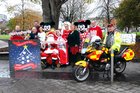 <br />
Greely, Aisling O‚ÄôDriiscoll, Avril Smith, Micky Mouse Mrs Claus, Sarah McGinn, Gill Carroll, Cormac McGuckian, and Frrgal Gallagher, Blood Bike  at the launch  of Lighing up Galway City  at the Eyre Square Shopping Centre. 