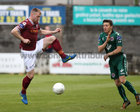 Galway United v Bohemians SSE Airtricity League game at Eamonn Deacy Park.<br />
Stephen Walsh, Galway United and Keith Buckley, Bohemians