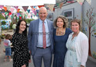 Sinead Farragher, Director of schools GRETB, David Leahy, Chief Executive Officer GRETB, Margit Mullarkey, Deputy Principal and Helen Sherry, Principal, at Cuan na Gaillimhe CNS-A Steiner Education School, An Cimín Mór, Cappagh Road, Knocknacarra, 10th anniversary celebration.
