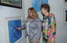 Artists Nuala Nolan, Bowlangreen and Margaret Fletcher-Egan, Maunsells Road, at the opening of an art exhibition at the Mechanics Institute Middle Street. 